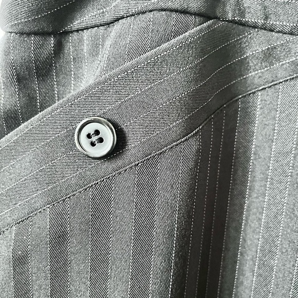 Studio 1940 Women's Plus Dress Pants Straight Leg Pinstripe Stretch Career 20WS - Picture 4 of 8